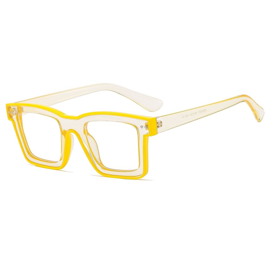 Blocking Eyeglasses Light Blue Square