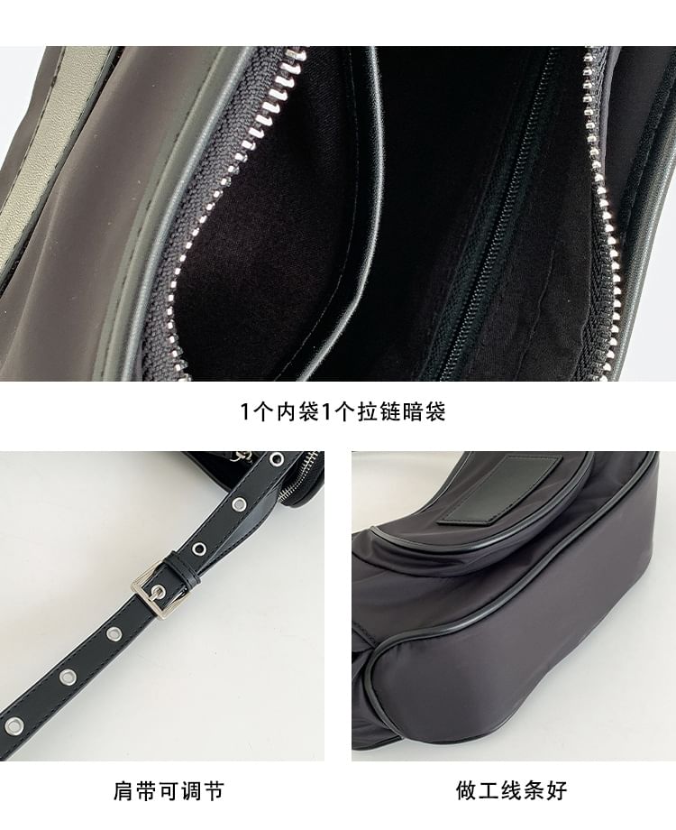 Applique Bag Shoulder Nylon