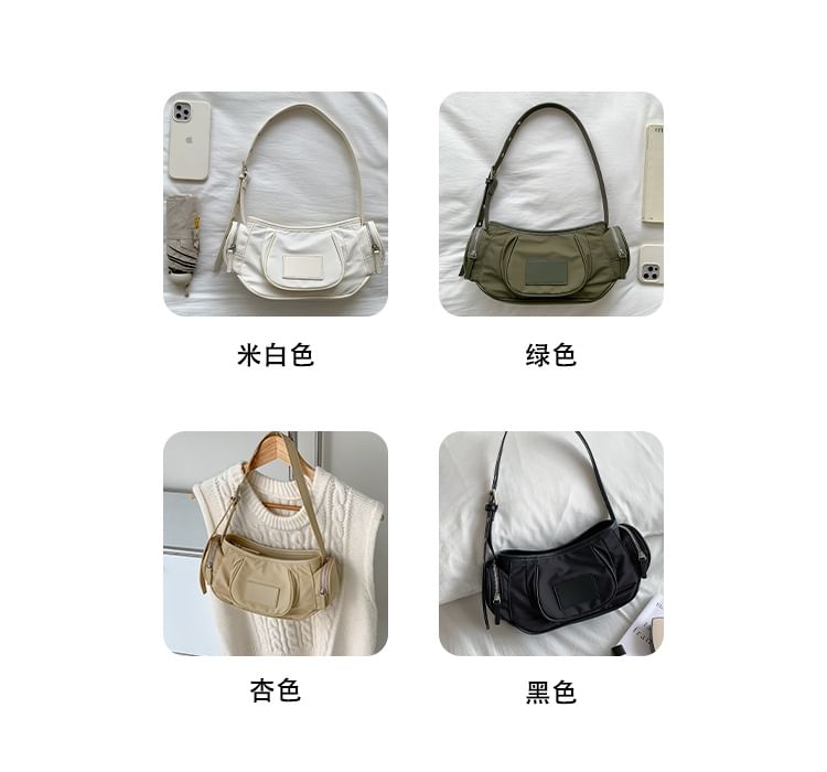 Applique Bag Shoulder Nylon