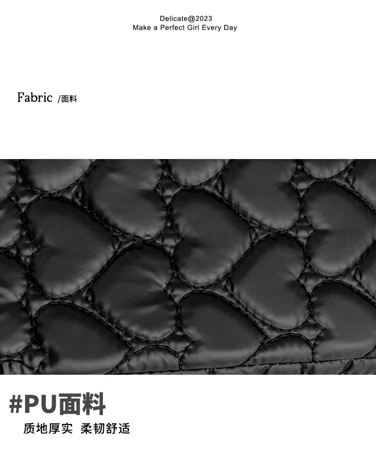 Quilted Bag Heart Tote