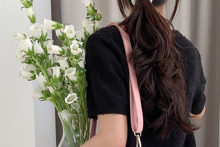 Crossbody Handle Top Bag Sequin