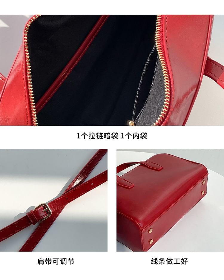 Faux Leather Bag Boston