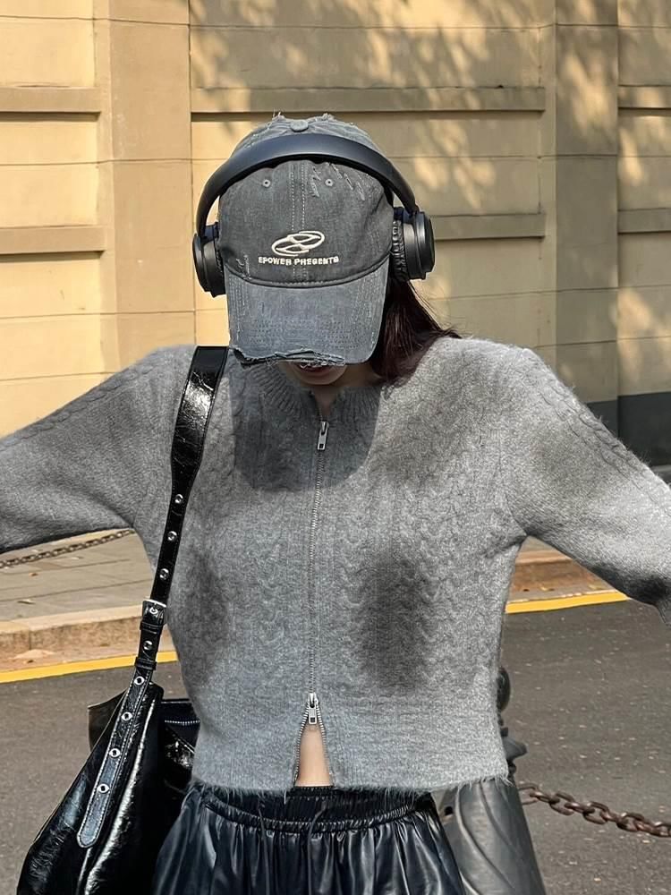 Distressed Cap Embroidered Baseball