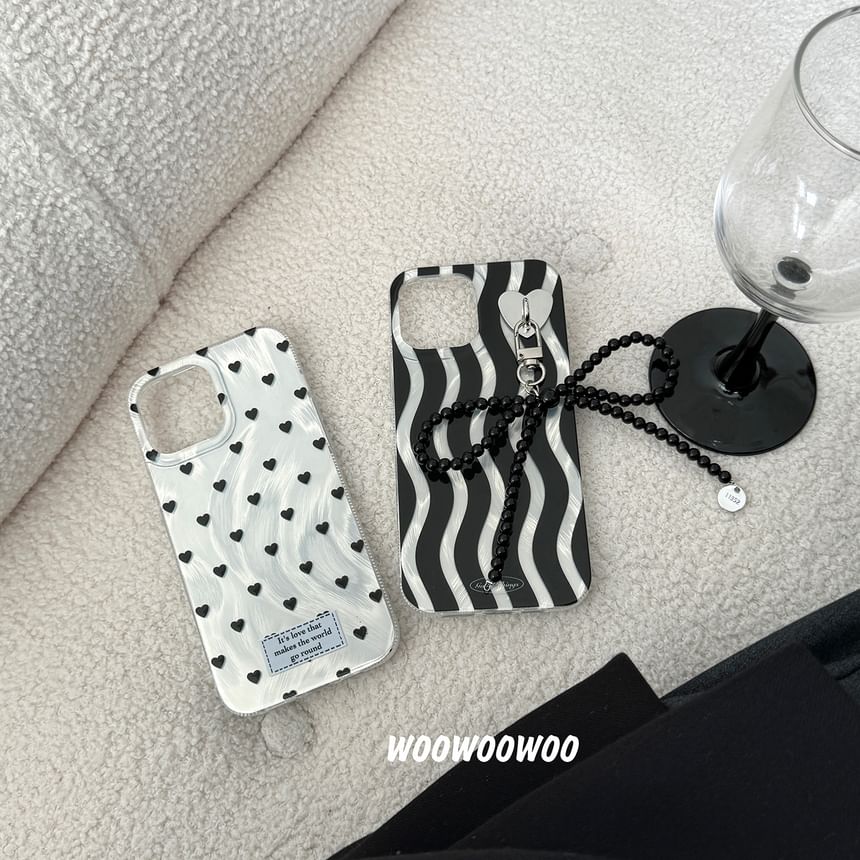 Case Phone Heart Wavy /