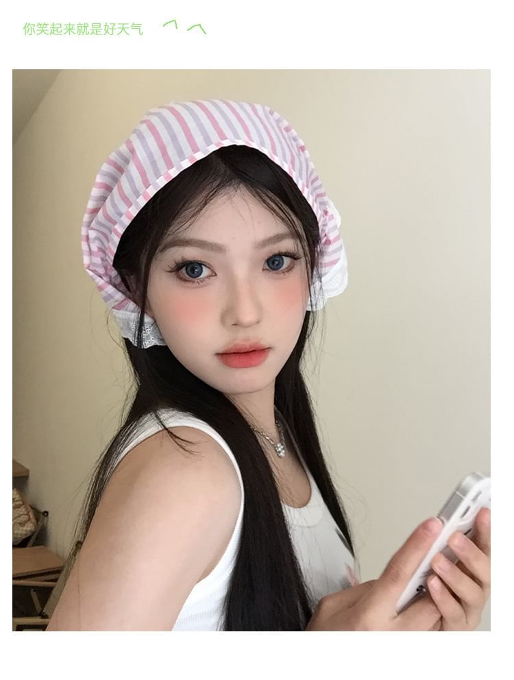 Lace Designs) Head Trim Triangle (Various Scarf