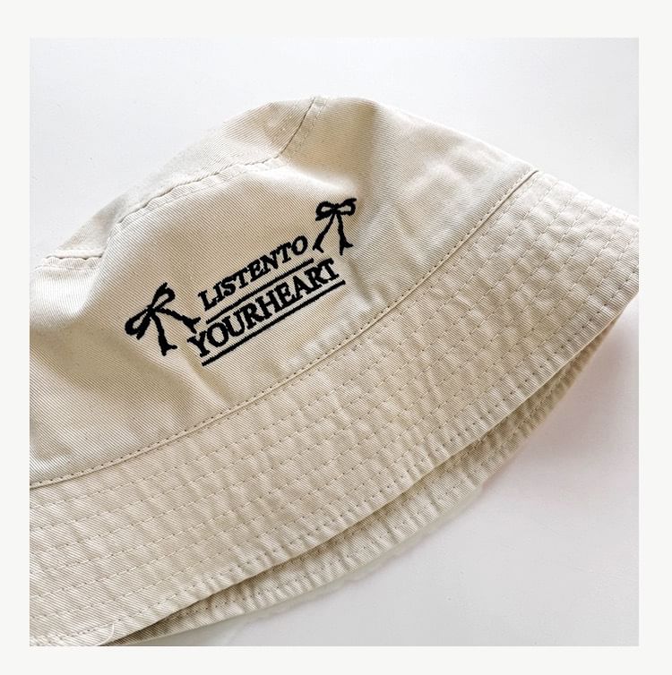 Bucket Hat Lettering Embroidered