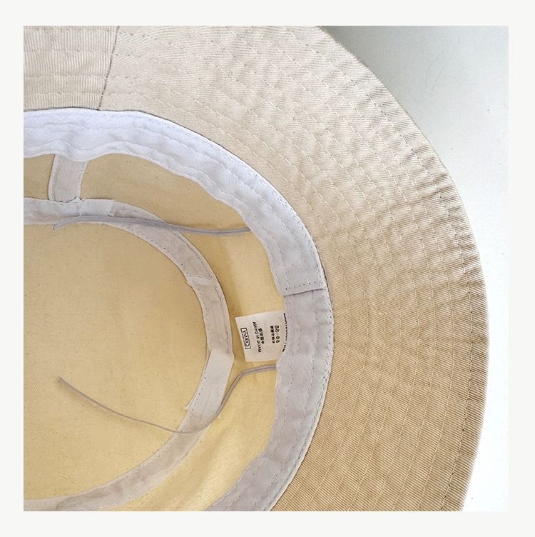 Bucket Hat Lettering Embroidered