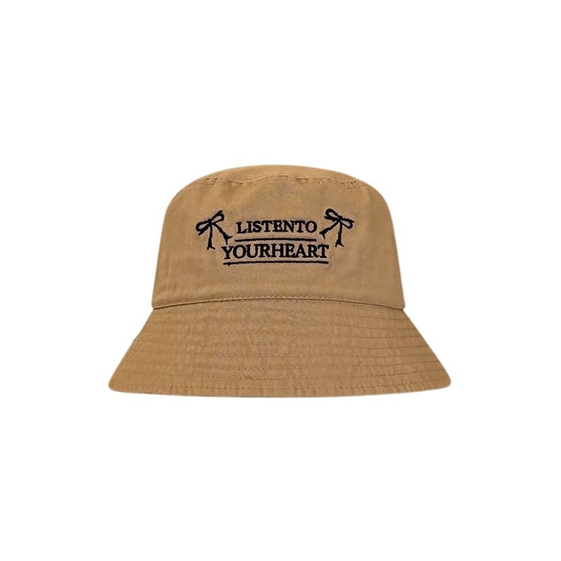 Bucket Hat Lettering Embroidered
