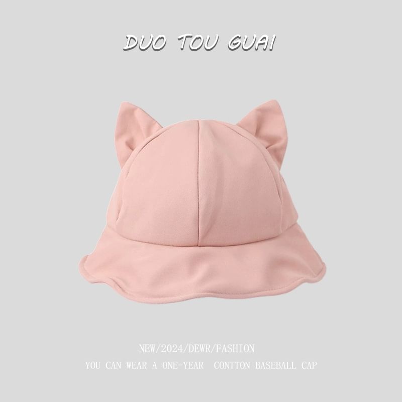 Ear Cat Bucket Hat