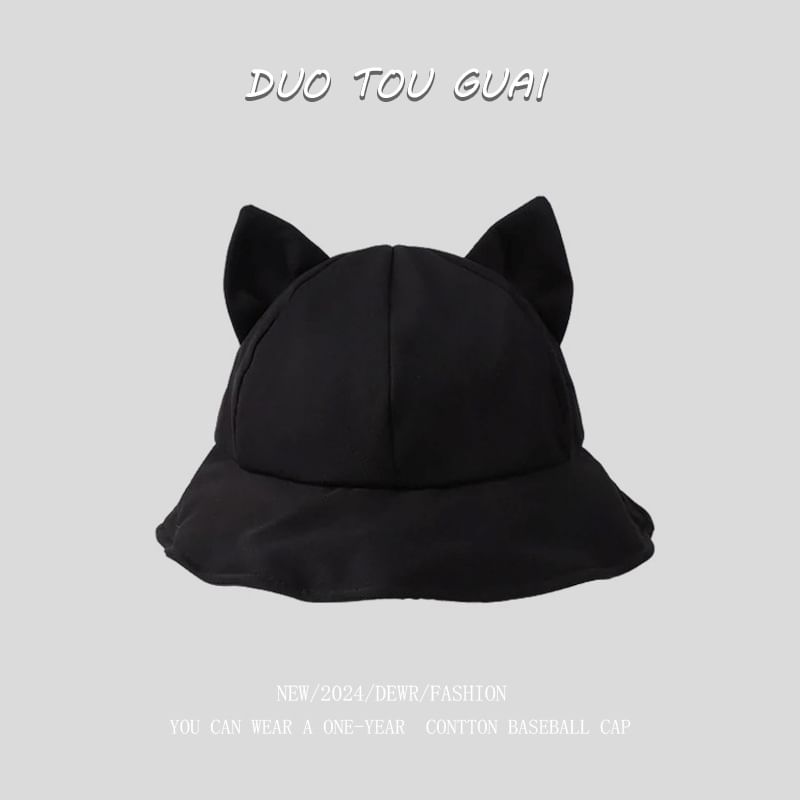 Ear Cat Bucket Hat