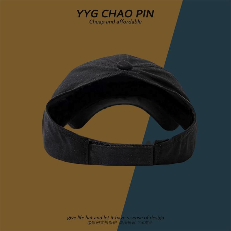 Number Embroidered Cap Open Baseball Top