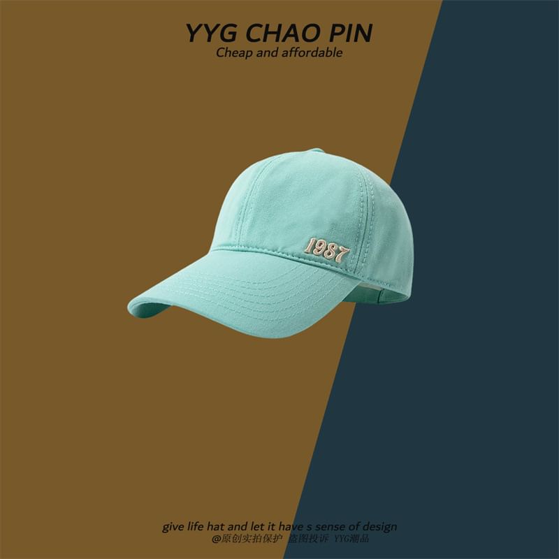 Number Embroidered Cap Open Baseball Top