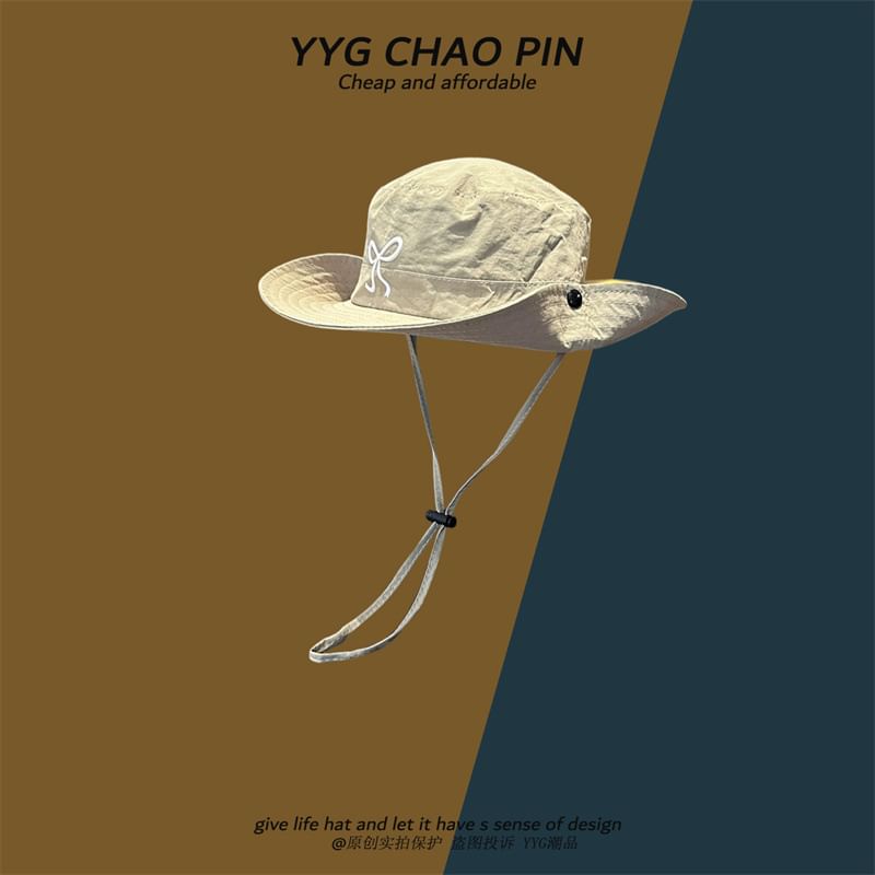 Boonie Hat Embroidered Bow