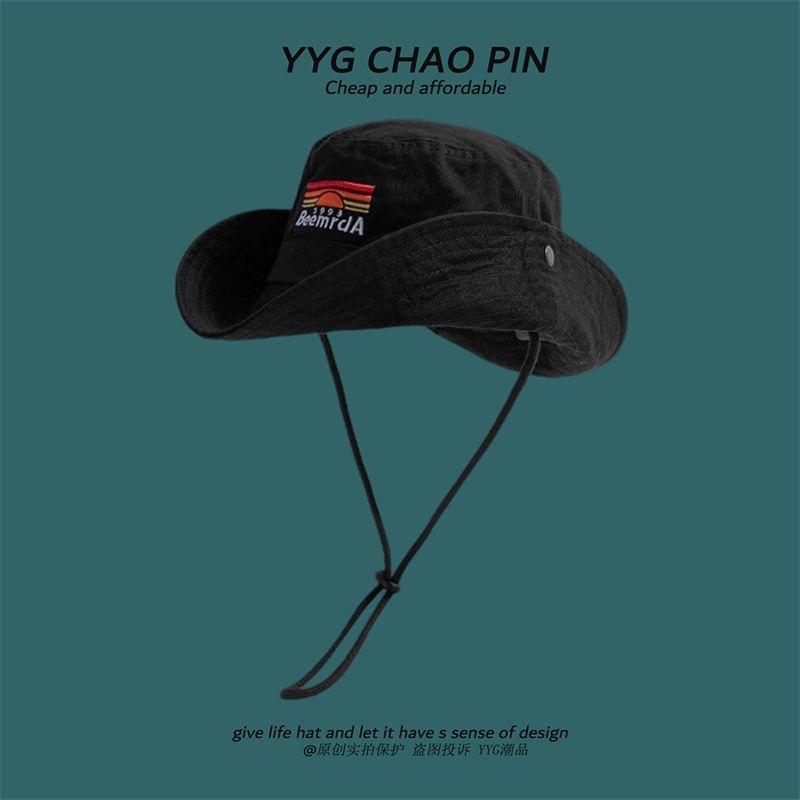 Boonie Lettering Embroidered Hat