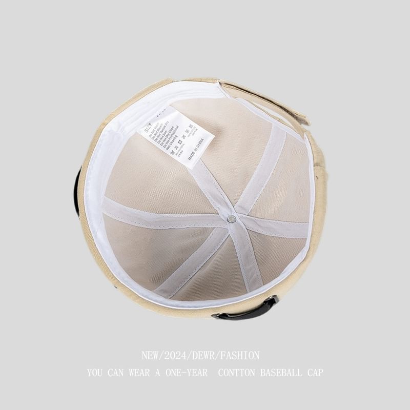 Brimless Hat Embroidered Lettering