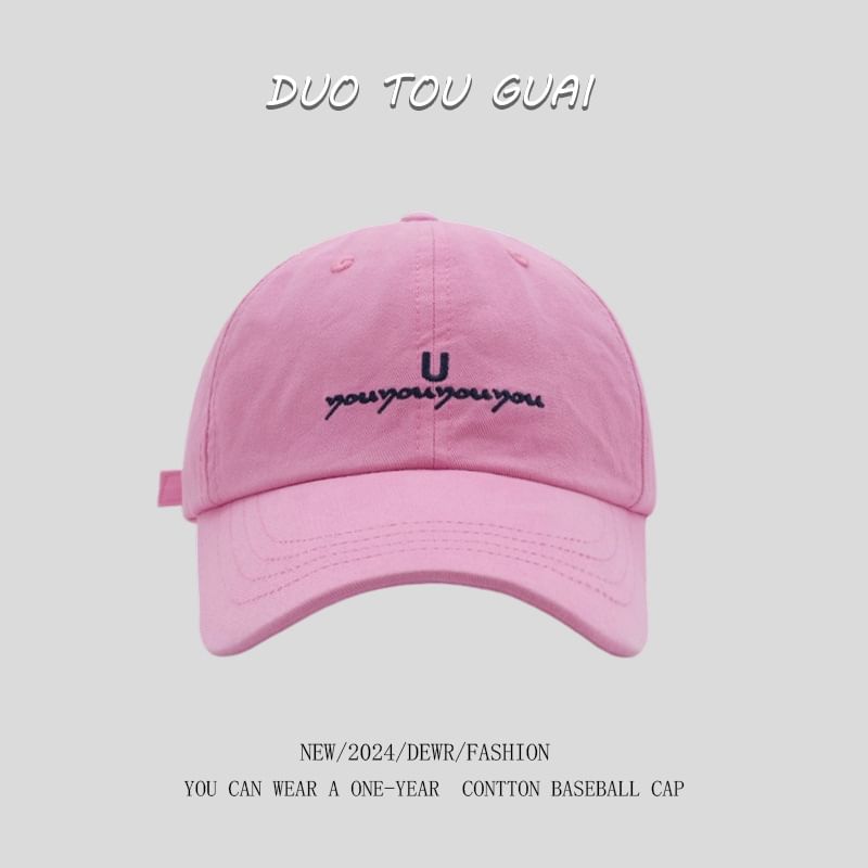 Cap Lettering Embroidered Baseball