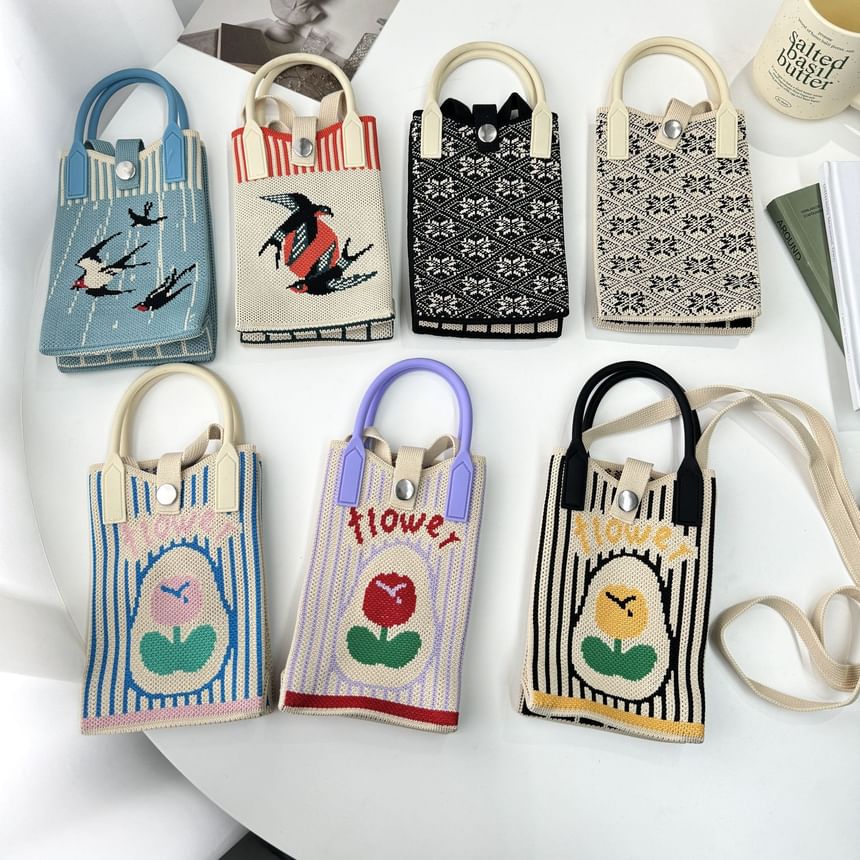 Crossbody Knit Bag
