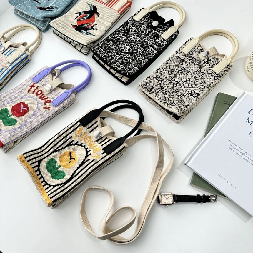 Crossbody Knit Bag