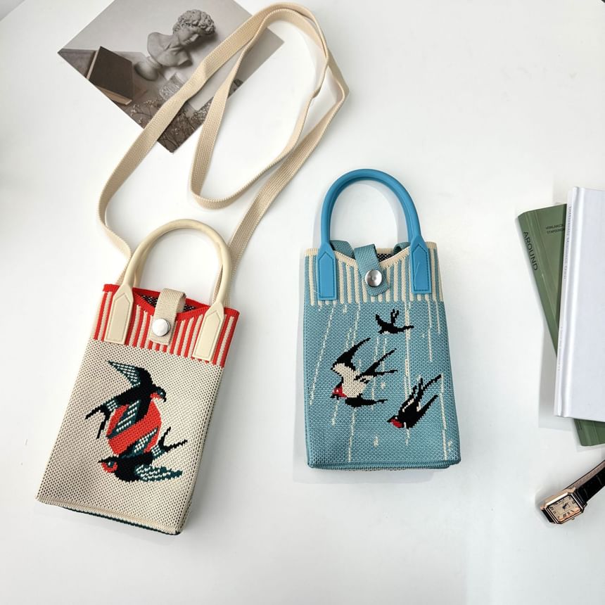 Crossbody Knit Bag