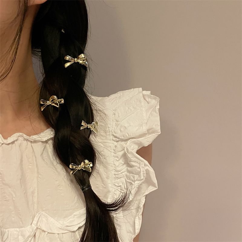 Clip Alloy Hair Bow