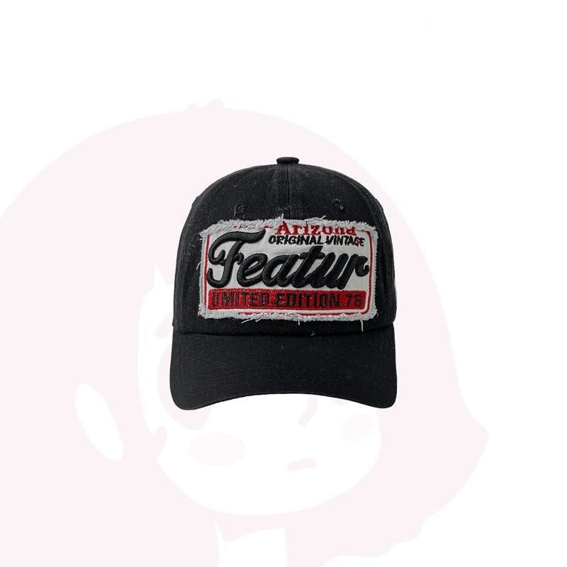 Applique Embroidered Lettering Baseball Cap