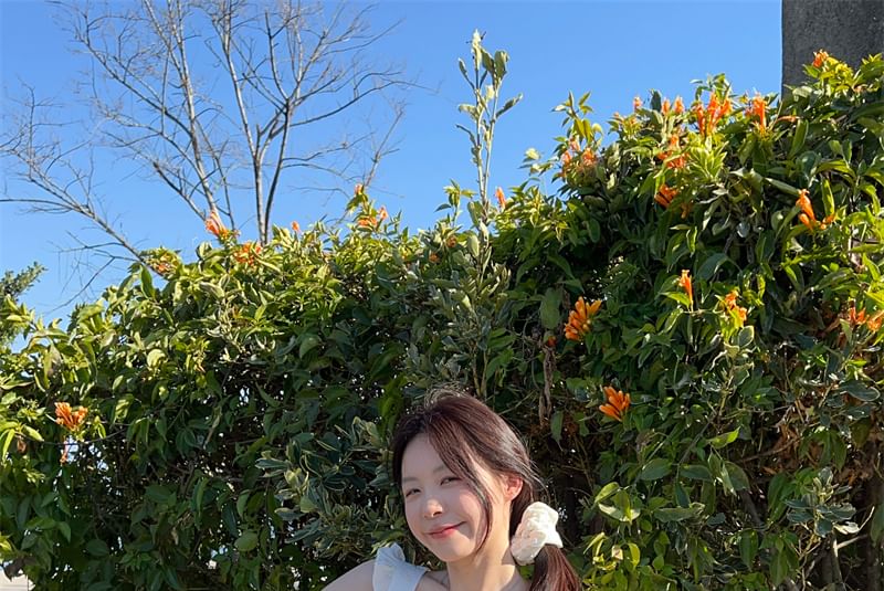 Designs) Lace Skirt (Various Cami Top / A-Line High Trim Waist