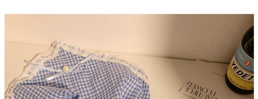 Headkerchief / Trim Lace Scrunchie Set Print