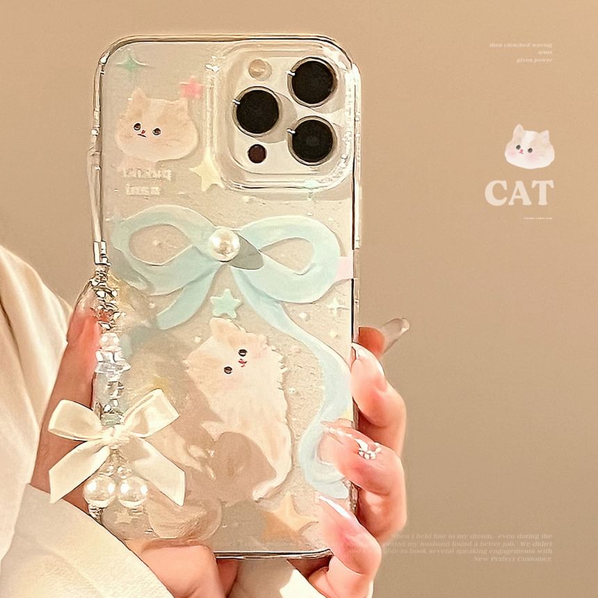 Case Cat Phone Bow