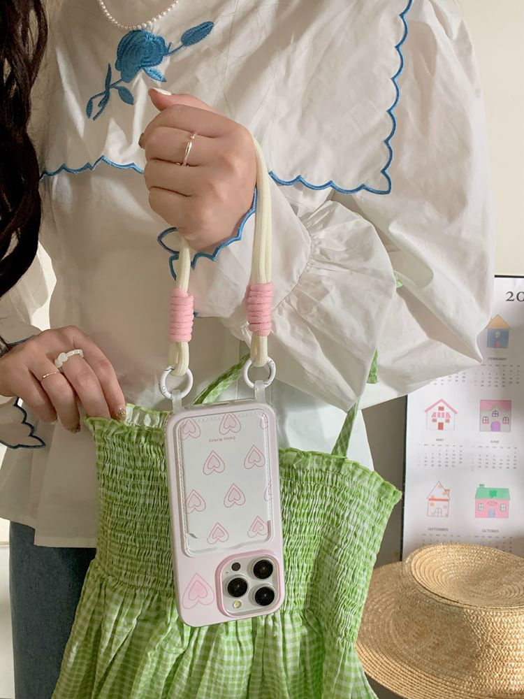 Heart Case Card Phone Holder