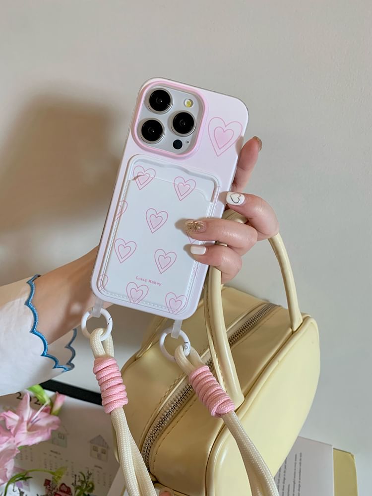 Heart Case Card Phone Holder