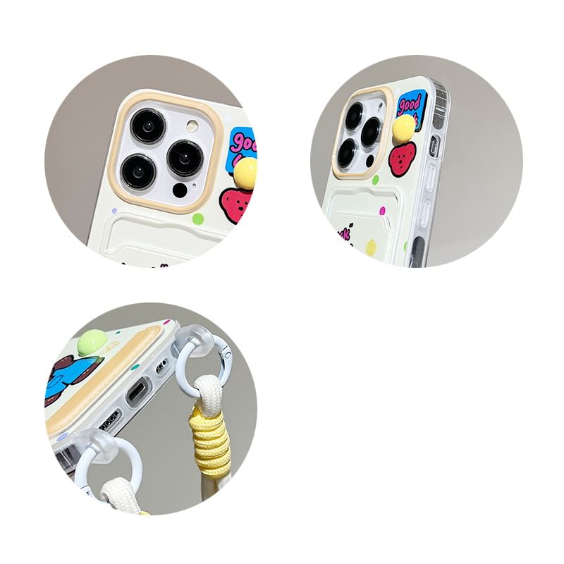 Card Holder Case Bear Phone