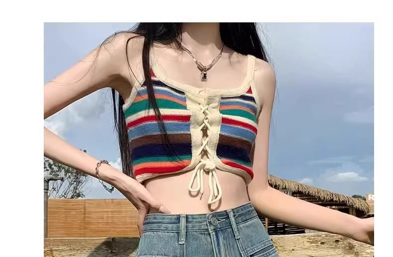 Washed Shorts Waist High Denim