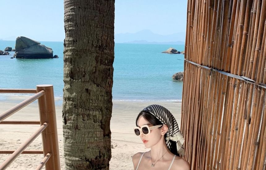 Ruffle Maxi Set: + Waist Skirt Cropped High A-Line Plain Top Cami