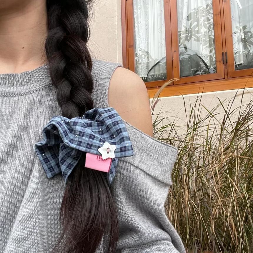 Plaid Scrunchie