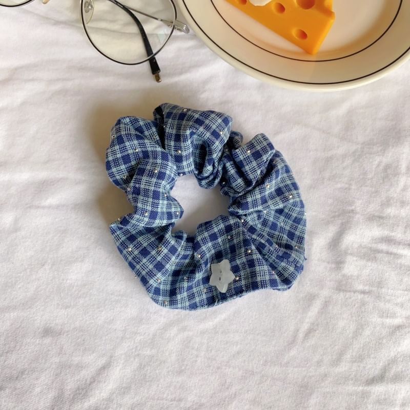Plaid Scrunchie