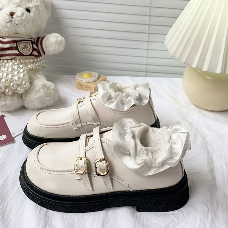 Buckled Loafers Platform