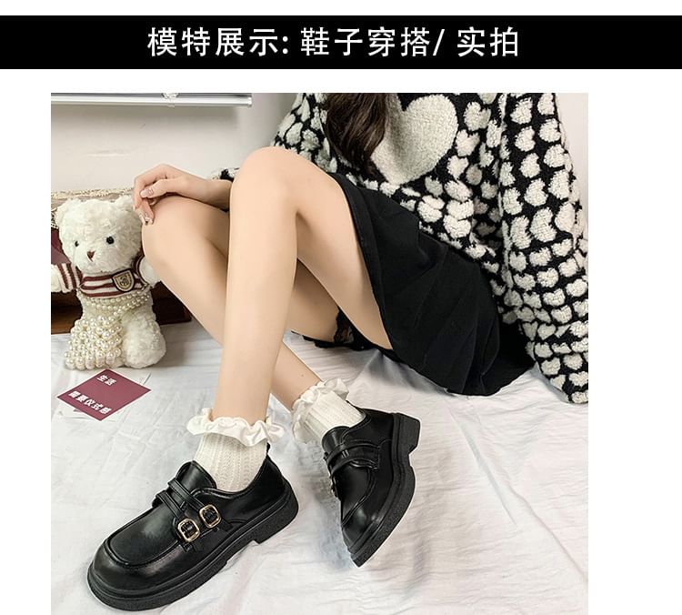 Buckled Loafers Platform