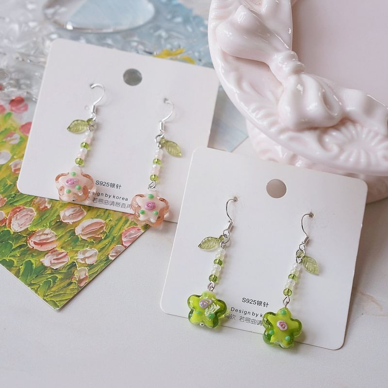 Alloy Floral Earring Dangle