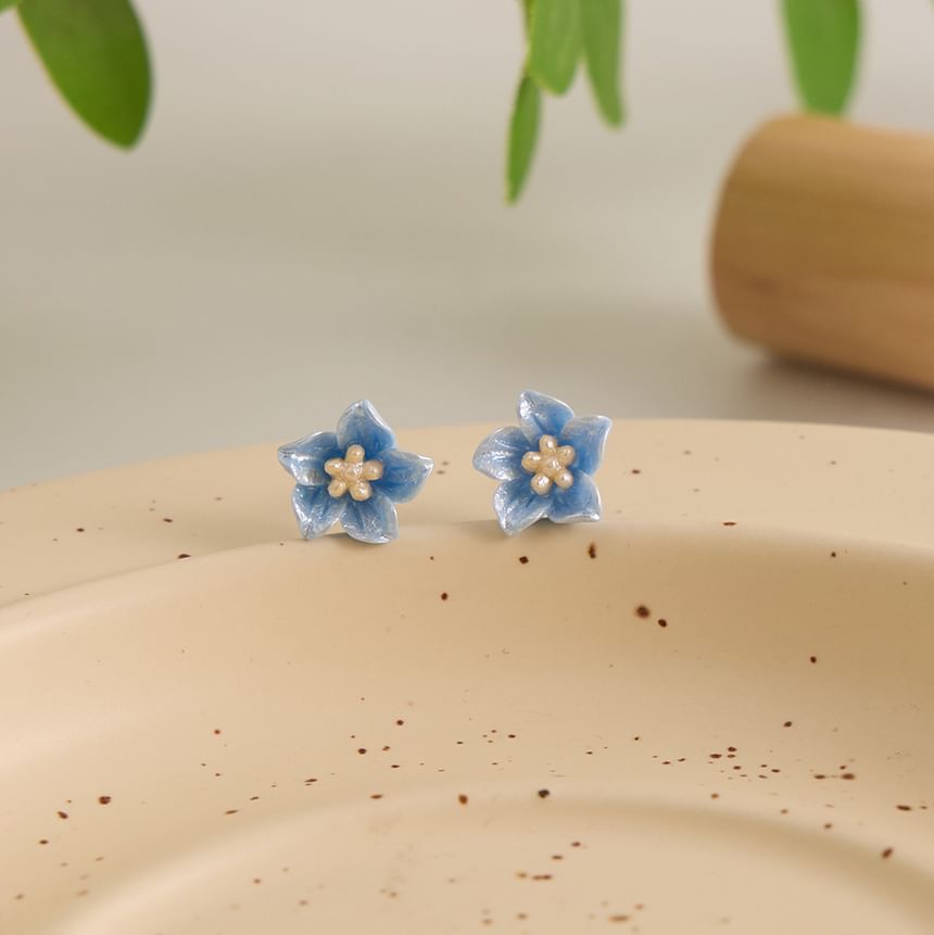 Stud Floral Earring Alloy