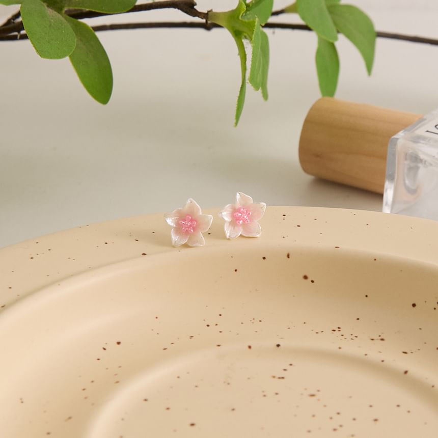 Stud Floral Earring Alloy
