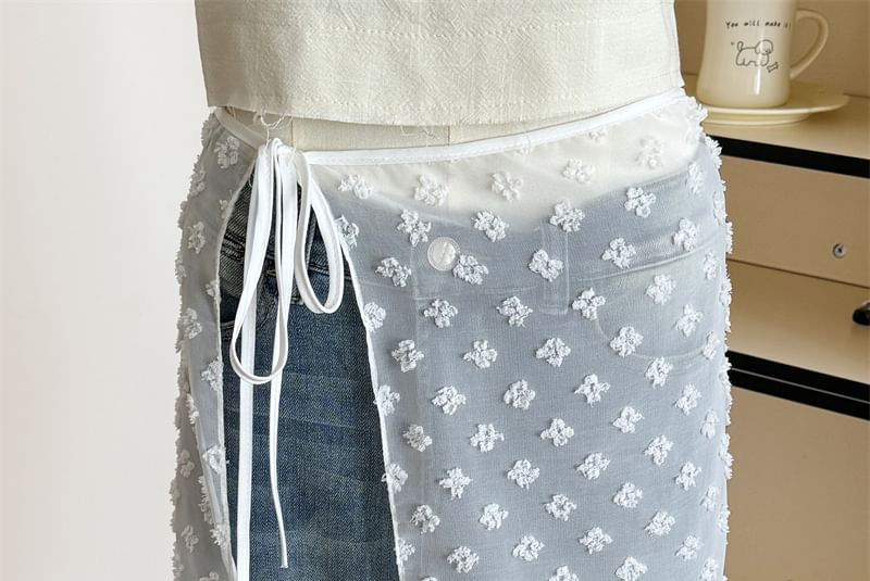 Skirt Apron Half Lace