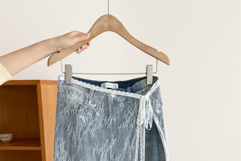 Half Skirt Apron Lace