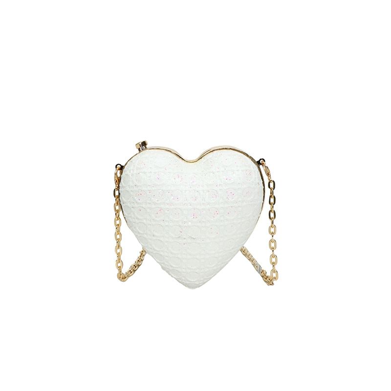 Heart Crossbody Chain Strap Bag