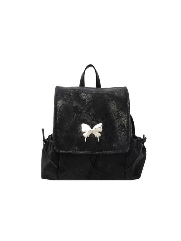 Butterfly Flap Backpack Studded Multi-Pocket