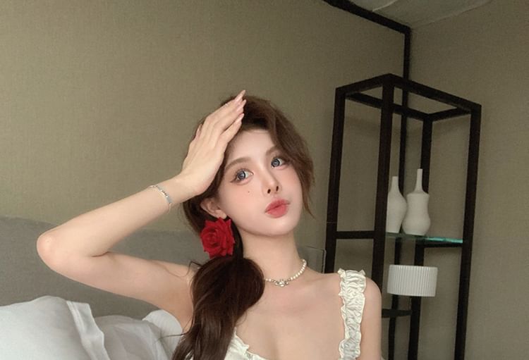 Tank / Crop Hot Top Square Neck Pants