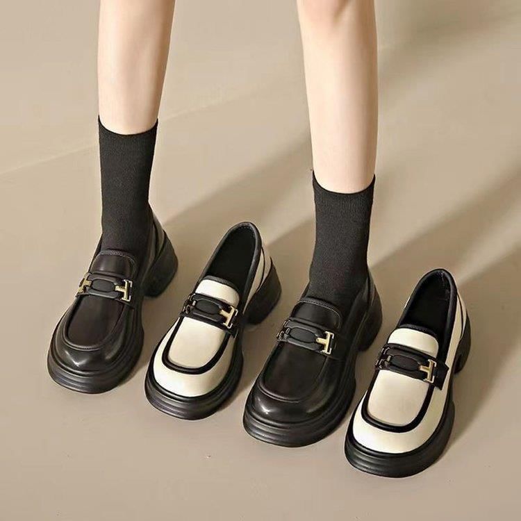 Two Platform Loafers Tone