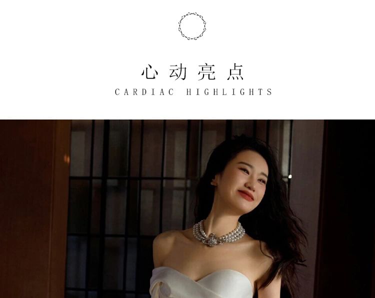 Off Gown Plain Shoulder Mermaid Wedding