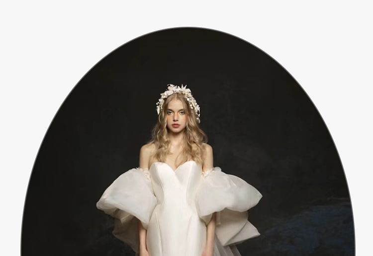 Evening Plain Mermaid Strapless Gown