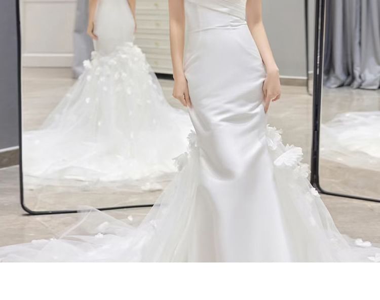 Wedding Plain Gown Strapless
