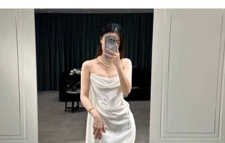 Strapless Gown Mermaid Wedding Plain